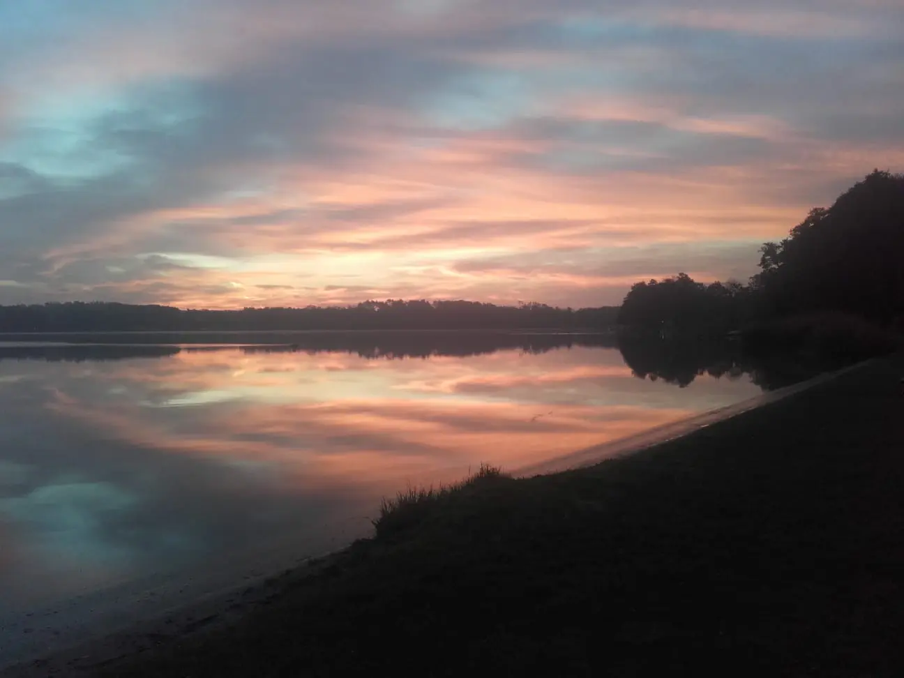 Sonnenuntergang am See