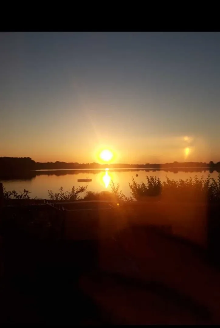 Blick auf den Schwielochsee am Abend